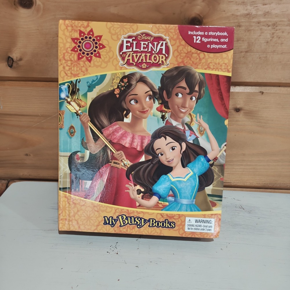 Disney 2017 Elena of Avalor My Busy Book With Playmats and Figures Very Rare HTF - Picture 1 of 10
